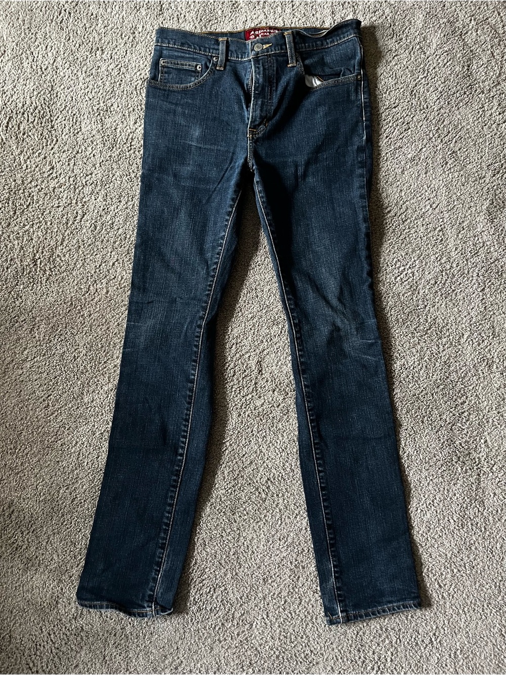 Dark Blue Skinny Jeans - Men’s 32x36